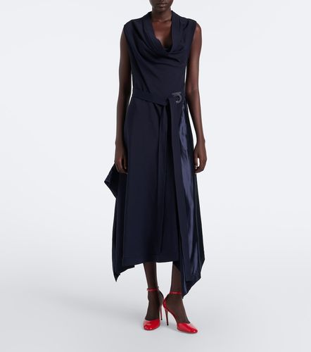 Ferragamo Robe midi asymétrique - Ferragamo - Modalova