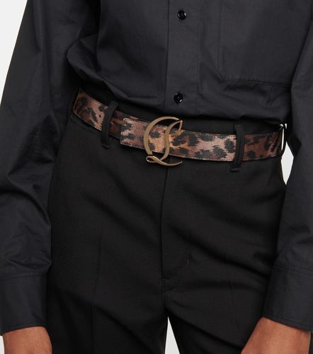 Ceinture CL en cuir à motif animal - Christian Louboutin - Modalova