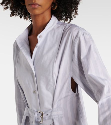Robe chemise en coton à rayures - JW Anderson - Modalova