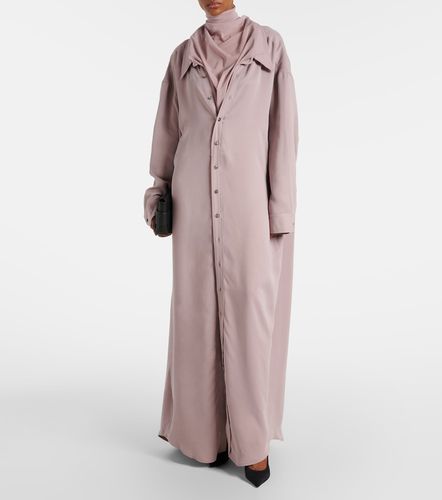 Robe chemise à col roulé et finitions en résille - Y/Project - Modalova