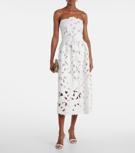 Robe bustier en dentelle - Oscar de la Renta - Modalova