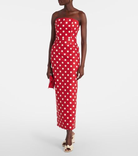 Robe longue Romeo en lin à pois - Posse - Modalova