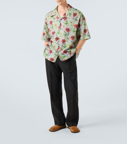 Chemise en coton et soie à fleurs - Loewe - Modalova