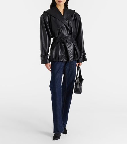 Veste à capuche en cuir - Magda Butrym - Modalova
