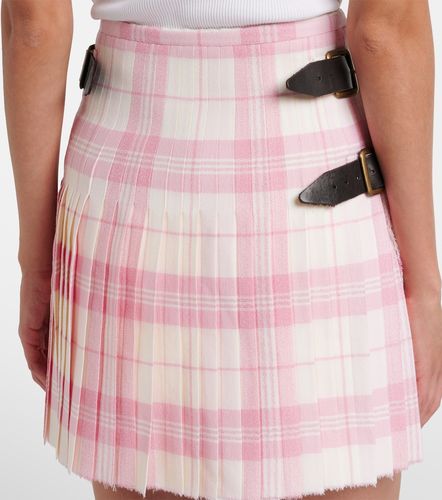 Mini-jupe en laine mélangée à motif tartan - Vivienne Westwood - Modalova