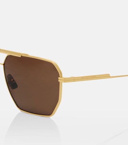 Lunettes de soleil aviateur - Bottega Veneta - Modalova