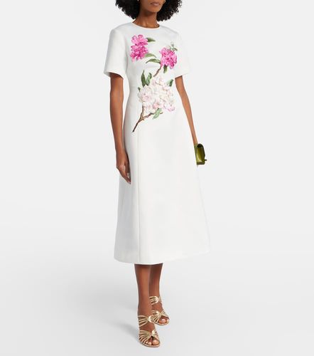 Robe midi Caroline à fleurs - Leo Lin - Modalova