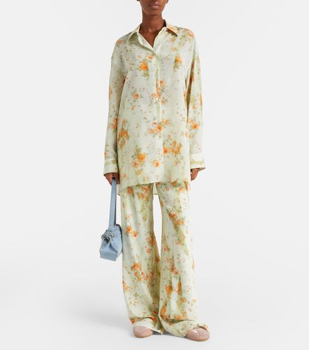 McQueen Pantalon ample à fleurs - McQueen - Modalova