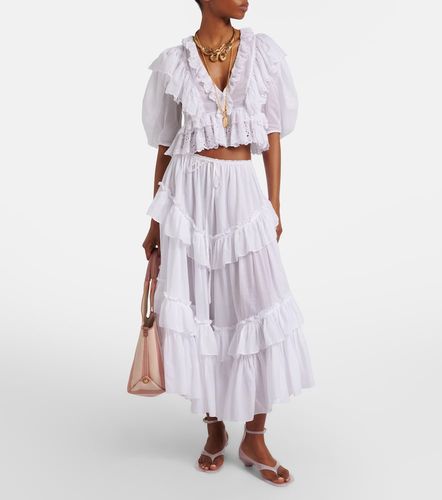 Chloé Jupe midi en coton - Chloe - Modalova
