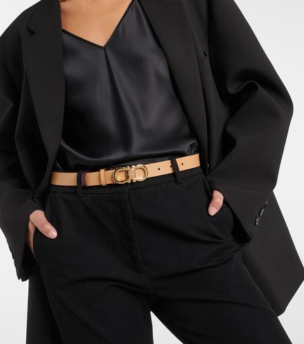 Ceinture Gancini en cuir réversible - Ferragamo - Modalova