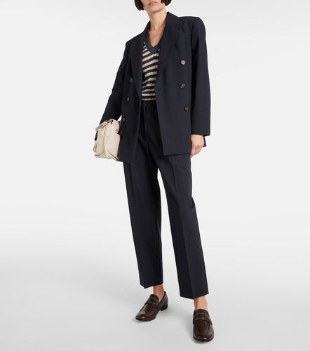 Blazer en laine mélangée - Brunello Cucinelli - Modalova