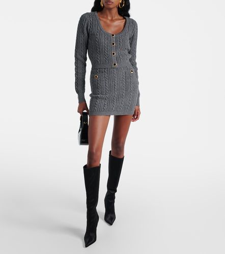 Alessandra Rich Mini-jupe en laine - Alessandra Rich - Modalova