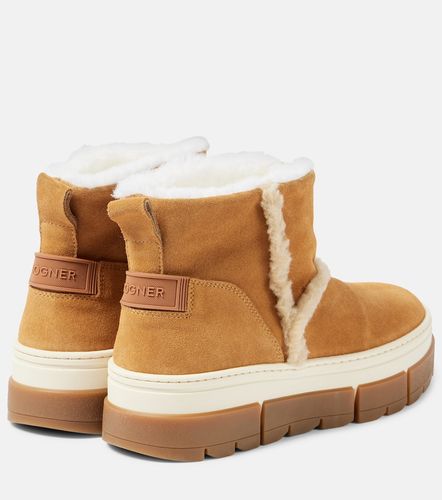 Bottines en daim doublées de peau lainée - Bogner - Modalova