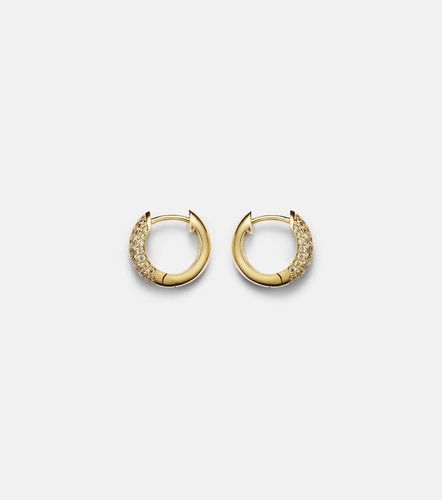 Boucles d'oreilles Puffy en or 14 ct et diamants - Sydney Evan - Modalova