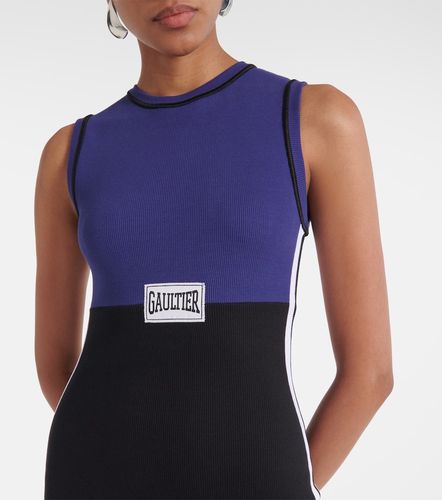 Robe midi en coton mélangé - Jean Paul Gaultier - Modalova