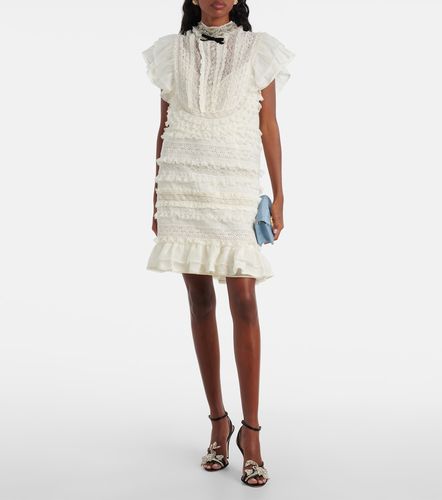 Valentino Robe en lin et dentelle - Valentino - Modalova