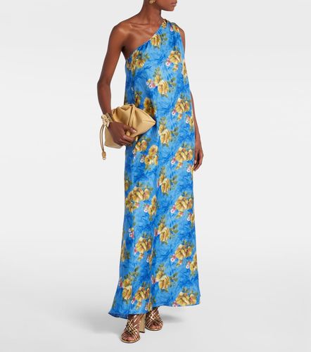 Robe longue Roy en soie à fleurs - La DoubleJ - Modalova