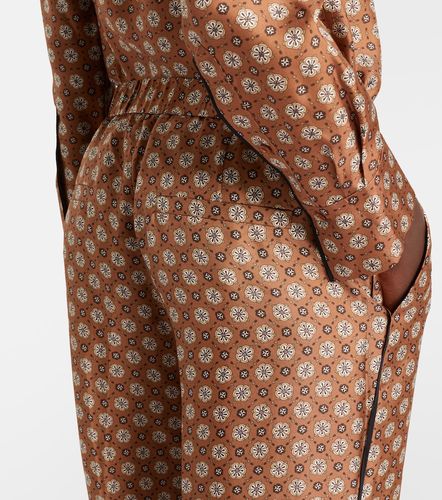 Pantalon palazzo Graphic Dreams imprimé en soie - Dorothee Schumacher - Modalova