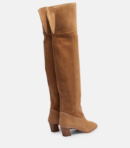 Cuissardes Nomad 50 en daim - Aquazzura - Modalova