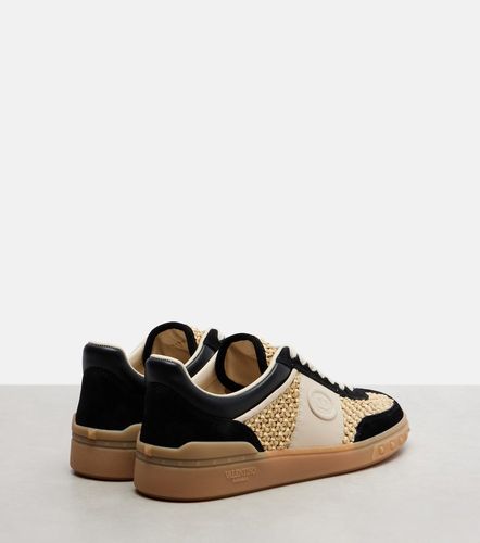 Baskets VLogo en raphia et cuir - Valentino Garavani - Modalova