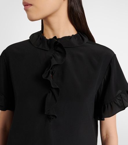 Chloé Top en crêpe de chine et soie - Chloe - Modalova