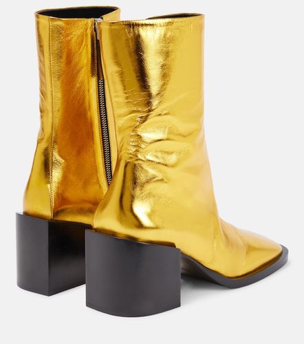 Bottines en cuir métallisé - Jil Sander - Modalova