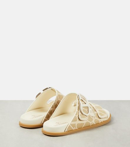 Mules VLogo Signature en raphia - Valentino Garavani - Modalova