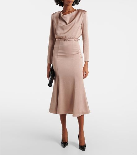 Robe midi en crêpe de satin - Roland Mouret - Modalova