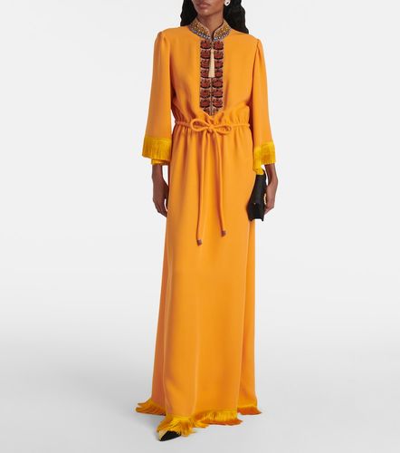 Robe longue brodée en Cady Couture - Valentino - Modalova
