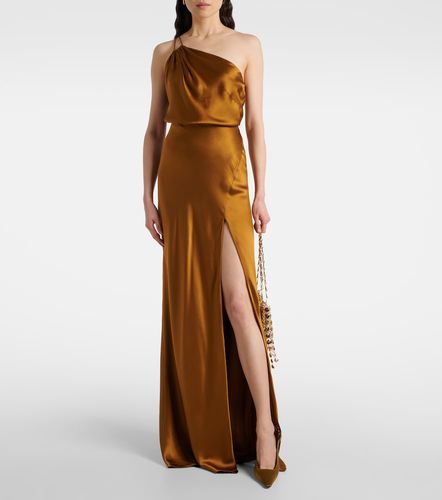 Jupe longue asymétrique en satin de soie - The Sei - Modalova
