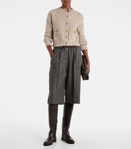 Cardigan en laine, cachemire et soie - Brunello Cucinelli - Modalova