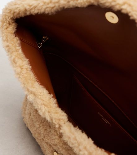 Sac Cassandre Envelope en shearling - Saint Laurent - Modalova