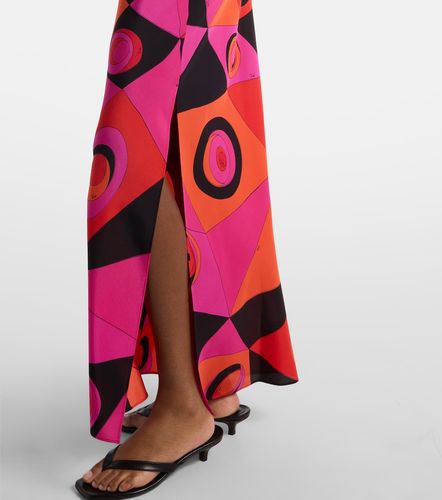 Pucci Robe longue Occhi en soie - Pucci - Modalova