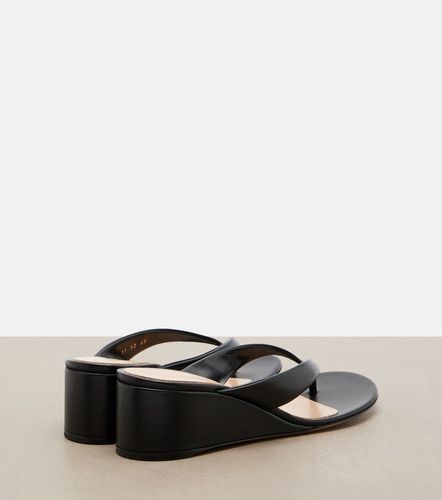 Mues compensées en cuir - Gianvito Rossi - Modalova