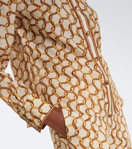 Chemise en ramie à imprimé - Zimmermann - Modalova
