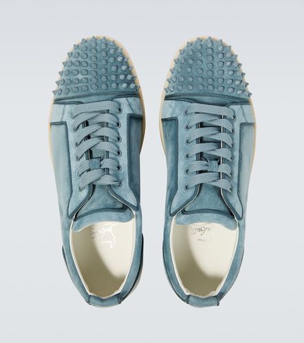 Baskets Louis Junior Spikes en daim - Christian Louboutin - Modalova