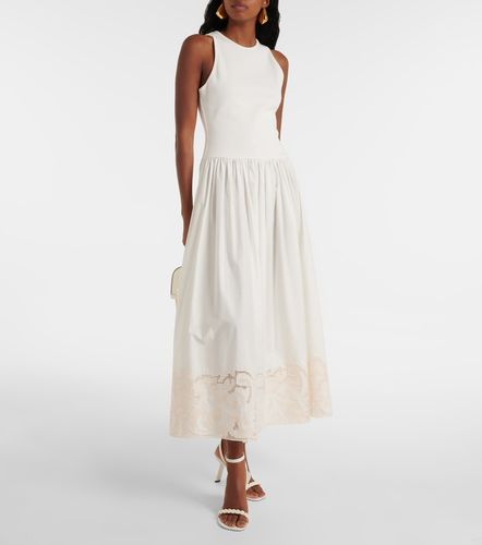 Alémais Robe midi Pegasus en popeline de coton brodée - Alemais - Modalova