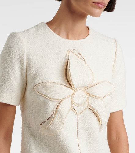 Robe droite Orchid en tweed de coton - Oscar de la Renta - Modalova