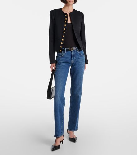 Jean droit Calie à taille mi-haute - 7 For All Mankind - Modalova