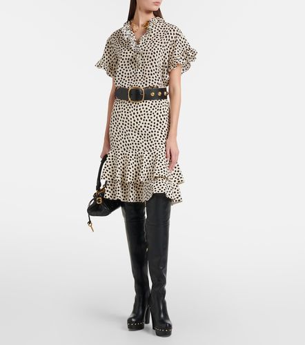 Chloé Mini-jupe en soie à pois - Chloe - Modalova