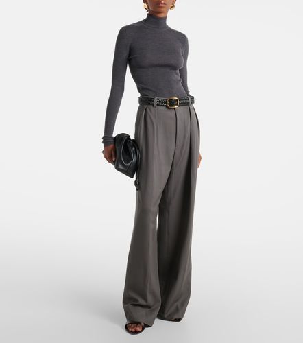 Pantalon ample à taille haute en laine - Wardrobe.NYC - Modalova