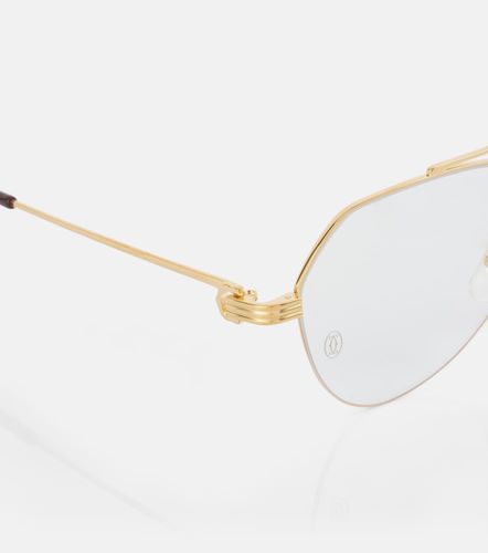 Lunettes aviateur Première - Cartier Eyewear Collection - Modalova