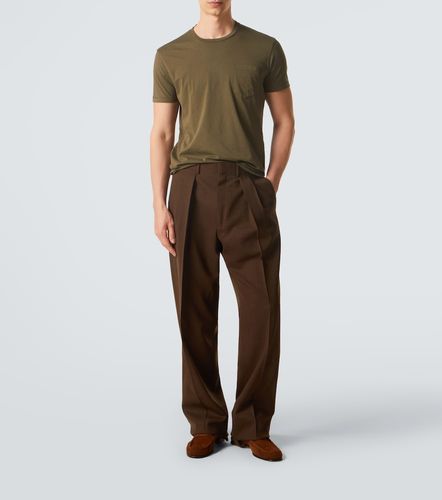 Tom Ford T-shirt en coton et soie - Tom Ford - Modalova