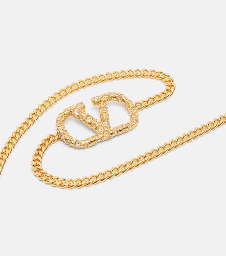 Ceinture VLogo à cristaux - Valentino - Modalova