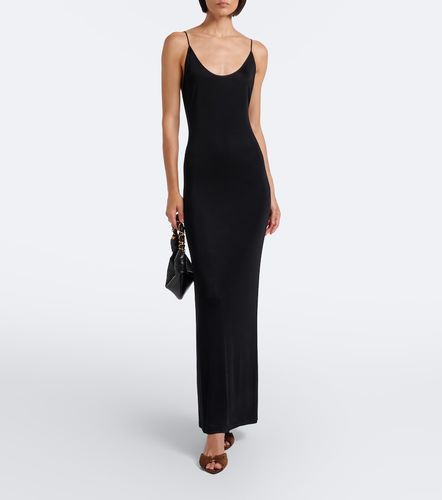 Veste en laine mélangée et peau lainée - Saint Laurent - Modalova