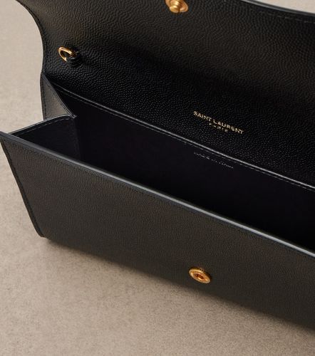 Portefeuille à chaîne Uptown en cuir - Saint Laurent - Modalova