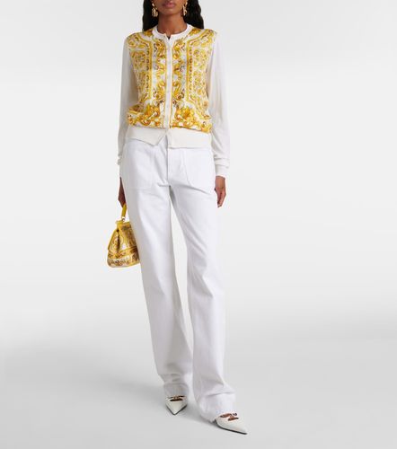 Cardigan Majolica en soie - Dolce&Gabbana - Modalova