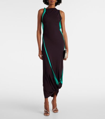 Robe midi asymétrique - Victoria Beckham - Modalova