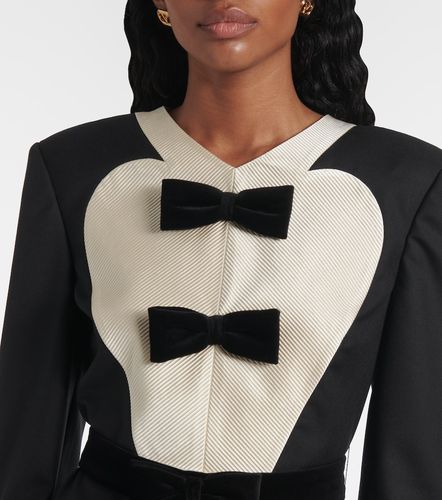 Robe midi en laine vierge à nœuds - Valentino - Modalova