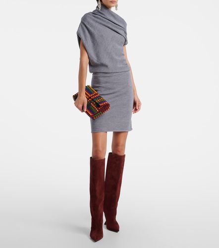 Robe Mabel asymétrique en laine - Staud - Modalova